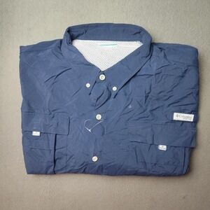 Columbia PFG Bahama II Shirt Mens 3XT Short Sleeve Omni-Shade Vented Fishing
